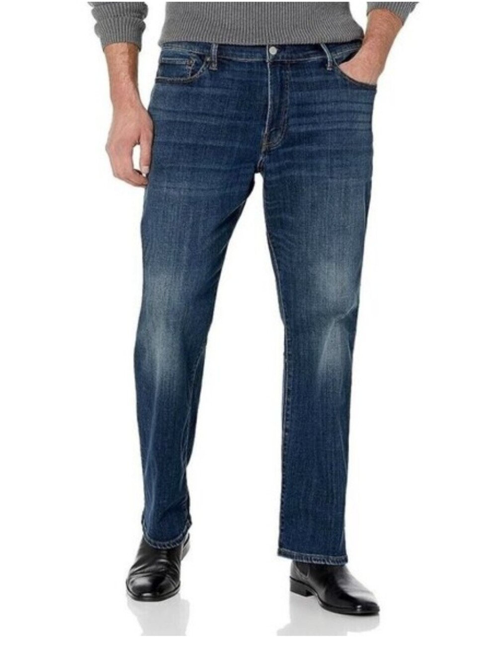 Lucky Brand Easy Rider Boot Jeans Men's Blue Med Wash Coolmax Denim Pants 34x32
